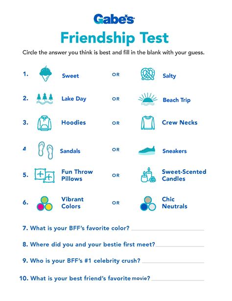 Friendship Quiz .